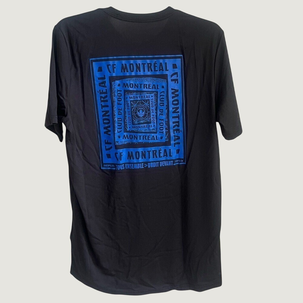 Adidas CF Montreal MLS Soccer Short Sleeve Graphic T Shirt Mens Medium NWT